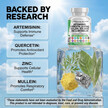 Фото використання Artemisinin Quercetin Zinc Mullein, Артемізинін, 60 капсул