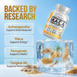 Фото применение Ashwagandha Maca Root Fenugreek Supplement with Tongkat Ali Ginseng - Assists with Stress Mood & Thyroid - Ashwagandha Capsules Fenugreek Caps - 1 Pack Фото применение Ashwagandha Maca Root Fenugreek Supplement with Tongkat, Ашваганд