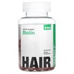 Фото применение T-RQ, Витамин B7 Биотин, Adult Gummy Biotin Strawberry, 60 таблет