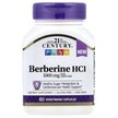 Фото применение 21st Century, Берберин, Berberine HCI, 60 капсул