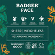Фото применение Face Mineral Sunscreen - SPF Фото применение Badger, Солнцезащитное средство, Face Mineral Sunscreen - SPF, 50