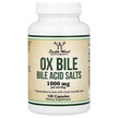 Фото використання Ox Bile - Bile Acid Salts, Жовчні кислоти, 120 капсул