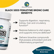 Фото використання Whole Spectrum Black Seed Fenuzyme Bronc Care, Чорний кмин, 60 ка