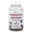 Фото применение Магний, Magnesium Glycinate Gummies Grape Blueberry, 120 таблеток