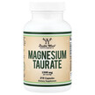 Фото використання Double Wood Supplements, Magnesium Taurate, Магній, 210 капсул