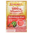 Фото применение Emergen-C, Витамин C, 1000 mg Vitamin C Strawberry-Kiwi, 30 шт