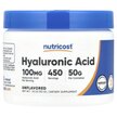 Фото применение Nutricost, Гиалуроновая кислота, Hyaluronic Acid Unflavored, 50 г