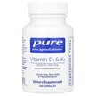 Фото применение Vitamin D3 & K2 Фото применение Pure Encapsulations, Витамины D3 + K2, Vitamin D3 & K2, 120 к