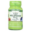 Фото применение Мелатонин, Sleep Melatonin Natural Berry 12 mg, 60 таблеток