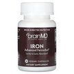 Фото використання BrainMD, Iron, Залізо, 30 капсул