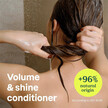 Фото применение Super Leaves Conditioner Volume & Shine - Soy Protein &, 