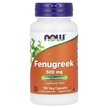 Фото применение NOW Foods, Пажитник 500 мг, Fenugreek 500 mg, 100 капсул