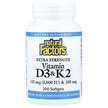 Фото применение Natural Factors, Витамины D3 + K2, Vitamin D3 & K2, 200 капсу