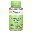 Фото применение Solaray, Пажитник, True Herbs Fenugreek Thyme, 100 капсул