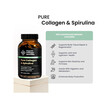 Фото використання Pure Collagen & Spirulina, Колаген, 120 капсул