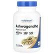 Фото використання Nutricost, Ashwagandha Root Extract 600 mg, Ашваганда, 120 капсул