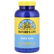 Фото применение Malic Acid 800 mg Фото применение Natures Life, Яблучная кислота, Malic Acid 800 mg, 250 капсул