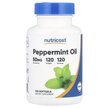 Фото применение Nutricost, Мята перечная Масло, Peppermint Oil 50 mg, 120 капсул