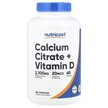 Фото використання Nutricost, Calcium Citrate + Vitamin D, Кальцій, 180 капсул