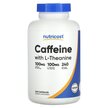 Фото використання Nutricost, Caffeine With L-Theanine, L-Теанін, 240 капсул