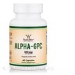 Фото використання Alpha-GPC 300 mg Фото використання Double Wood, Alpha-GPC 300 mg, Альфа-гліцерилфосфорілхолін, 60 ка