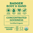 Фото використання Organic Balm Фото використання Badger, Organic Balm, Органічний бальзам, 2 oz