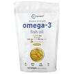 Фото використання Double Strength Omega-3 Fish Oil Lemon Фото використання Double Strength Omega-3 Fish Oil Lemon, Омега 3, 240 капсул