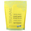 Фото применение Truvani, Протеин, Organic Plant Based Protein Lemon Cookie, 654 г