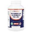 Фото використання Vitamatic, Magnesium Glycinate D3 + K2, Гліцинат магнію, 180 капс