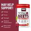Фото використання Total Beets Pre-Workout Fruit Punch Фото використання Total Beets Pre-Workout Fruit Punch, Передтренувальний комплекс,