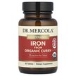 Фото применение Biodynamic Iron From Organic Curry Фото применение Dr. Mercola, Железо, Biodynamic Iron From Organic Curry, 30 табле