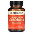 Фото применение Dr. Mercola, L-Глутатион, Liposomal Glutathione 350 mg, 60 капсул