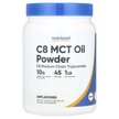 Фото применение C8 MCT Oil Powder Unflavored Фото применение Nutricost, МСТ Триглицериды, C8 MCT Oil Powder Unflavored, 454 г