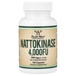 Фото використання Double Wood Supplements, Nattokinase 200 mg, Наттокіназа, 120 кап