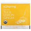 Фото применение Solspring Organic Herbal Tea Tulsi Lemon Ginger Caffeine Free 18 Tea Bags Фото применение Органический чай, Solspring Organic Herbal Tea Tulsi Lemon, 36 г