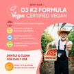 Фото применение Vitamin D3 K2 Gummies 5000IU / 10000 IU with 500mg Calcium + K2MK-7 200mcg Magnesium Vitamin C & Zinc Extra Strength - Ultimate Absorbency for Bones Muscles Teeth Vegan 60 Count Pack of 1 Фото применение Vitamin D3 K2 Gummies 5000IU / 10000 IU with, Витамины D3 + K2, 6