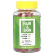 Фото применение Кожа ногти волосы, Hair & Skin Gummies Strawberry, 90 таблето
