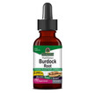 Фото применение Nature's Answer, Лопух, Burdock Root Low Alcohol, 30 мл