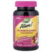Фото применение Alive! Women's Gummy Vitamins Great Fruit Flavors Фото применение Жевательные витамины для женщин, Alive! Women's Gummy, 60 ко