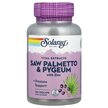 Фото применение Solaray, Пальметто, Pygeum & Saw Palmetto, 120 капсул