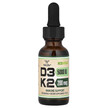 Фото використання D3 + K Фото використання Double Wood Supplements, D3 + K, Вітамін D3, 2 Liquid Drops