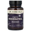 Фото применение Dr. Mercola, Ресвератрол, Organic Resveratrol 100 mg, 30 капсул