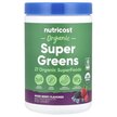 Фото применение Nutricost, Супергринс, Organic Super Greens Mixed Berry, 330 г