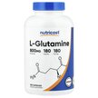 Фото використання L-Glutamine Фото використання Nutricost, L-Glutamine, L-Глутамін, 180 капсул