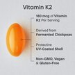 Фото використання Vitamin K2 Extra Strength 180 mcg Фото використання Vitamin K2 Extra Strength 180 mcg, Вітамін K2, 60 капсул