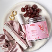 Фото применение rite., Поддержка роста волос, Glow Gummies Raspberry, 60 таблеток