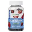 Фото применение Kids Sambucus Elderberry + Vitamin C & Zinc, Черная Бузина, 6