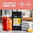 Фото використання Peach Party Cold Brew Packets Loose Leaf - Peach Hibiscus Herbal Tea - Pack of Фото використання Peach Party Cold Brew Packets Loose Leaf - Peach Hibiscus, Органі