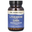 Фото применение Dr. Mercola, ГАМК, L-Theanine Plus Gaba, 60 капсул