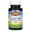 Фото применение Niacin-Time 500 mg Фото применение Carlson, Витамин B3 Ніацин, Niacin-Time 500 mg, 50 таблеток